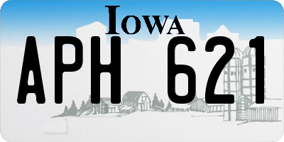IA license plate APH621