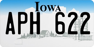 IA license plate APH622