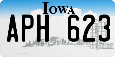 IA license plate APH623
