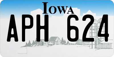 IA license plate APH624