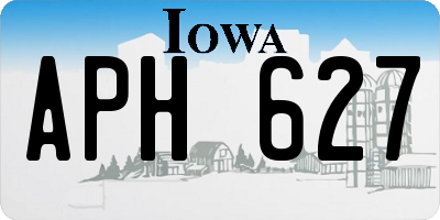 IA license plate APH627