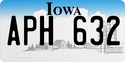 IA license plate APH632