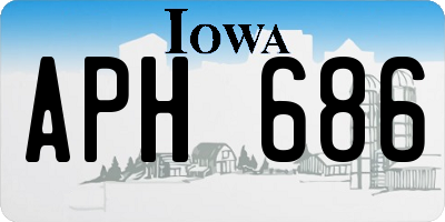 IA license plate APH686