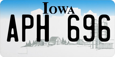 IA license plate APH696