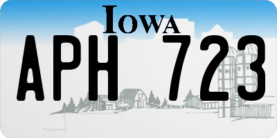 IA license plate APH723