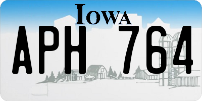 IA license plate APH764