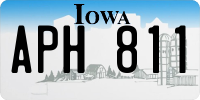 IA license plate APH811