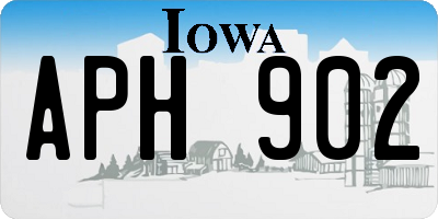 IA license plate APH902