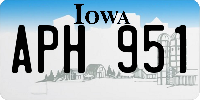 IA license plate APH951