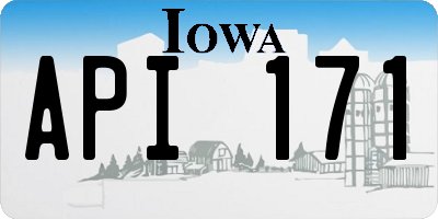 IA license plate API171