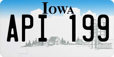 IA license plate API199