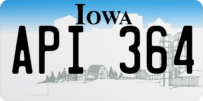 IA license plate API364
