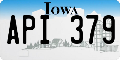 IA license plate API379