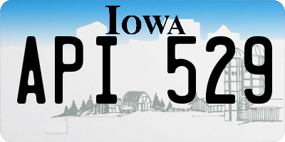IA license plate API529