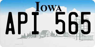 IA license plate API565