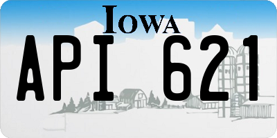 IA license plate API621