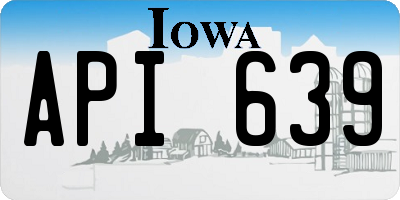 IA license plate API639