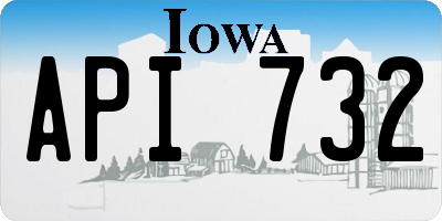 IA license plate API732