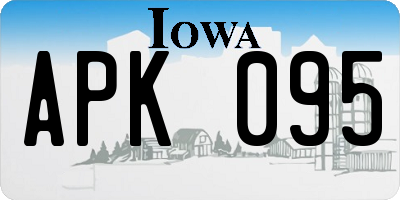 IA license plate APK095