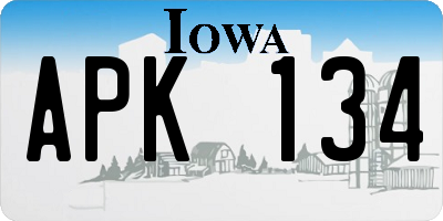 IA license plate APK134