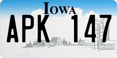 IA license plate APK147