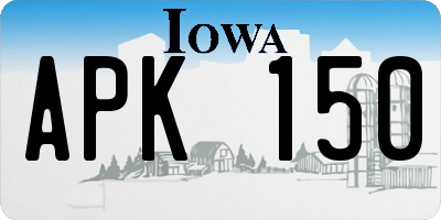 IA license plate APK150