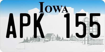 IA license plate APK155