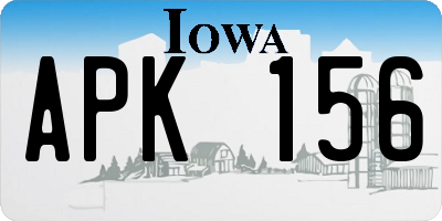 IA license plate APK156