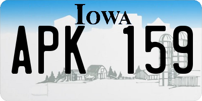 IA license plate APK159