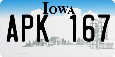 IA license plate APK167