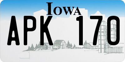 IA license plate APK170