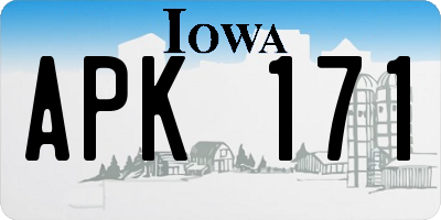 IA license plate APK171