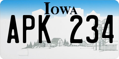 IA license plate APK234