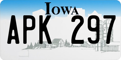 IA license plate APK297