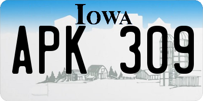 IA license plate APK309