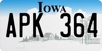 IA license plate APK364