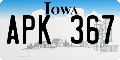 IA license plate APK367