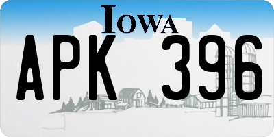IA license plate APK396