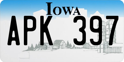 IA license plate APK397