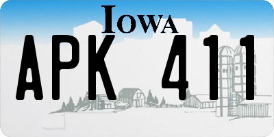 IA license plate APK411