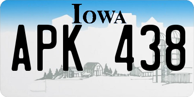 IA license plate APK438