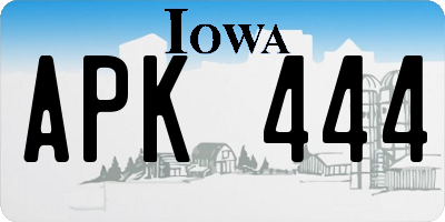 IA license plate APK444