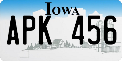 IA license plate APK456