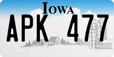 IA license plate APK477