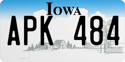 IA license plate APK484