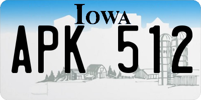 IA license plate APK512