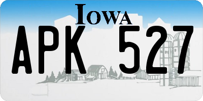 IA license plate APK527