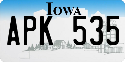 IA license plate APK535
