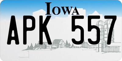 IA license plate APK557