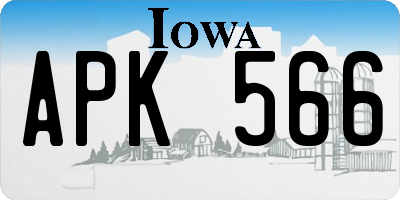 IA license plate APK566